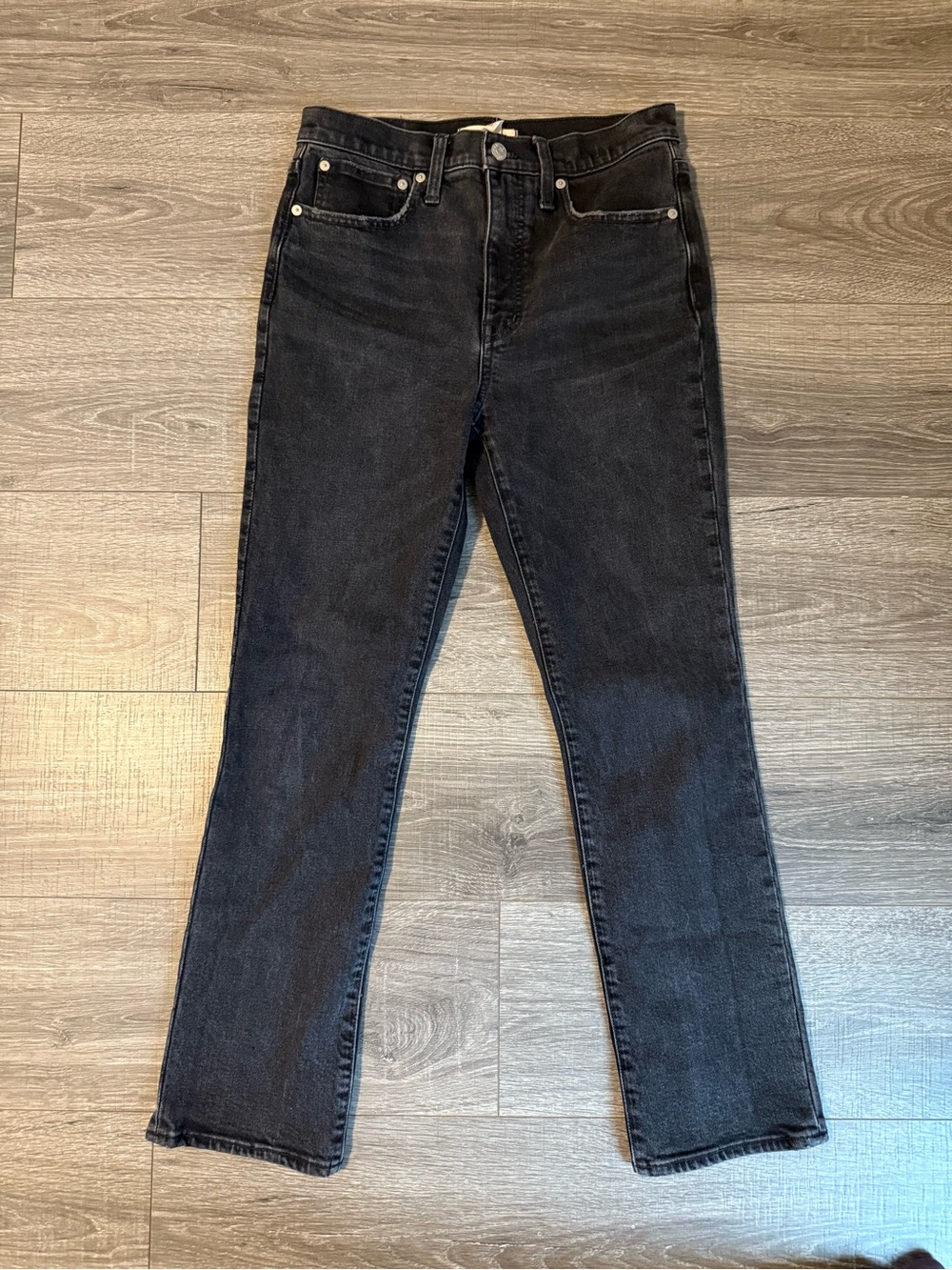 Madewell slim demi boot jeans
